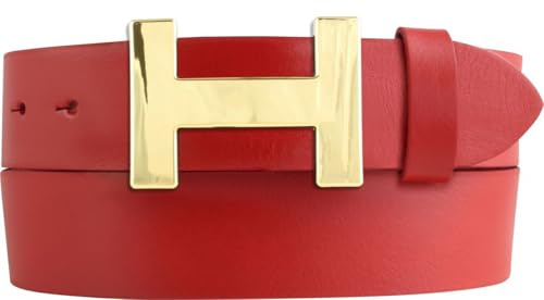 BELTINGER Designer Gürtel HENRY aus Vollrindleder 4 cm | Eleganter Ledergürtel für Damen und Herren 40mm | Gold glänzend