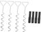 BELLIFFY Outdoor Camping Zelt Stake Kit Metall Boden Stakes Einfach zu Bedienen für Windigen Bedingungen
