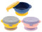 PEPLAYTAL 3pcs Silicone Suction Cup Bowls Portable Tableware Pink Spill Odorless for Rice Desserts Keeps Food Place