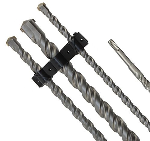 Weischer® - SDS Plus Bohrer Steinohrer Hammerbohrer Set 12-16-24 mm x 1000 mm 3tlg Doppelwendel