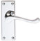 8X Pairs of Polished Chrome Scroll Handles for Interior Door