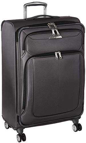 Samsonite Solyte DLX Expandable Softside Trolley mit Spinner Wheels, Grau (Mineral Grey) (grau) - 123568-1560