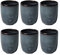 Villeroy & Boch like. by Lave gris 6x Becher ohne Henkel, 400 ml, Steingut, beige