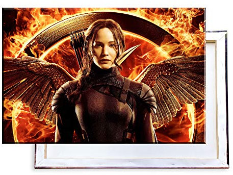 Unified Distribution Die Tribute von Panem - 100x70 cm Kunstdruck auf Leinwand • erstklassige Druckqualität • Dekoration • Wandbild
