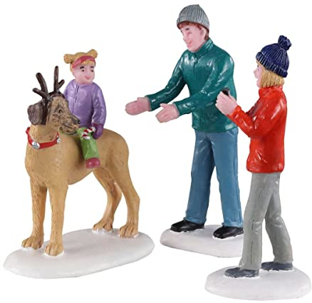 Lemax - Rover Plays Rudolph 02923 Figur Weihnachtsdorf Winterdorf