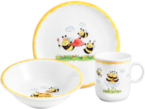 Kindergeschirr-Set 3-tlg. FLEISSIGE BIENEN 65152 COMPACT Seltmann