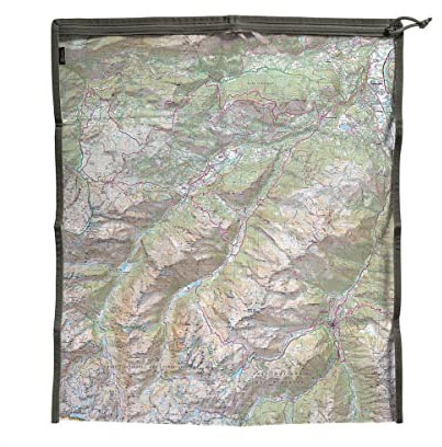 A10 Equipment Porte-Carte Transparent Expédition Vert Olive, Mixte, Taille Unique