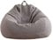 AD.CON Sitzsack mit ECO Füllung Puff Relax-Sessel Sitzkissen Bodenkissen Bean Bag 70x80x50cm 120L Dunkelgrau