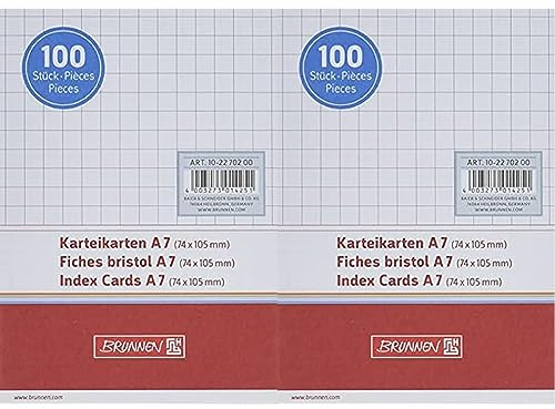 Karteikarte A7 kar ws 100St (Packung mit 2)