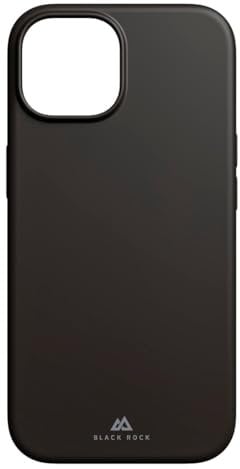 Black Rock Hülle für iPhone 15 MagSafe kompatibel, Wireless Charging kompatibel, slim, ultraslim, antibakteriell, Cover, Handyhülle für iPhone 15, Case, Silikonhülle, Silikon) schwarz