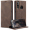 Cracedily Handyhülle für Huawei P30 Lite Hülle, Klapphülle Premium Lederhülle Klappbar Flip Case Tasche Magnet Kartenfach Standfunktion Klapphülle Schutzhülle für P30 Lite 6.15 Zoll, Kaffee