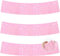 TONIFUL Metallic-Folien-Fransengirlande, Macaron, Rosa, Wandbehang, Lametta-Fransenbanner für Auto-Parade, Brautparty, Hochzeit, Geburtstag, Ostern, Abschlussfeier, Urlaub, Party-Dekoration (9 m)