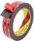 FIXCHORD 3M VHB Doppelseitiges Klebeband, Doppelklebeband Extra Stark, Wasserfestes Montageklebeband für LED-Lichtband, Auto, Heim- und Bürodekoration, schwarz (15.4FT×0.98IN)
