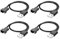 GINTOOYUN 4 Pcs USB to 4 Pin/3 Pin PWM Fan Power Cable 5V USB Type-A to 4 Pin/3 Pin Two Core PWM Fan Power Cable for Chassis Fans,CPU Fans etc(11.81 Inch)