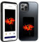 QSM E-Ink Phone Case for iPhone 15,Smart Photo Projection Customiza Phone Case Instantly Display Photos On The Ink Screen Back Cover Personalize Your PhoneCase (Black, for iPhone 12 Pro Max)