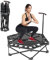 RDTOK Fitness Trampolin, Klappbares Mini Trampolin Indoor 106cm mit 3-Fach Höhenverstellbarem Griff, Extra Stabiler X-Rahmen 275kg Tragkraft Trampoline