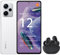Xiaomi Redmi Note 12 Pro+ 5G Smartphone, 8 + 256 GB, 6,67 FHD+ Flow AMOLED DotDisplay, 5.000 mAh, fotocamera 200 MP, Hyper-Charging, 120 W, Dual SIM, Polar White, include Headphones (Ricondizionato)