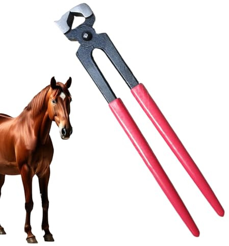 Arroopu Cortauñas Para Cascos De Caballo | Herramienta de Recorte y Reparación de Herraduras,Clippers Herraduras Reparación Tenazas Herrador Pezuñas Equino Bovino Caballo Cabra Oveja