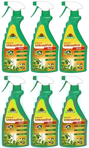 6 x 750 ml Neudorff Finalsan AF UnkrautFrei Plus Unkrautvernichter, Anwendungsfertig