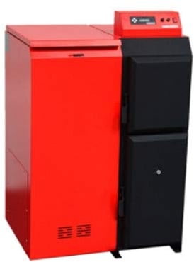 ThermoFlux Pelletkessel | Pelling 25 ECO | 25kW | 135kg Behälter links