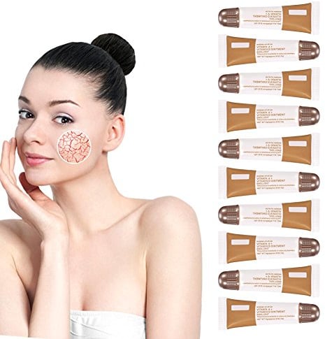 10Pcs/Set Tattoo Heilung Creme, Professionelle Vitamin A Vitamin D Salbe Permanent Make-up Tattoo Repair Aftercare Anti Narben Creme