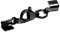 AURORIS - Karabiner-Klemmverschluss aus Edelstahl für ca. 2 bis 3 mm Bänder - Stückzahl/Farbe wählbar - Variante: 5 Stück/schwarz