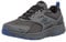 Skechers Go Run Consistent, Zapatillas de trail running Hombre, Charcoal Leather Synthetic Blue Trim, 44 EU