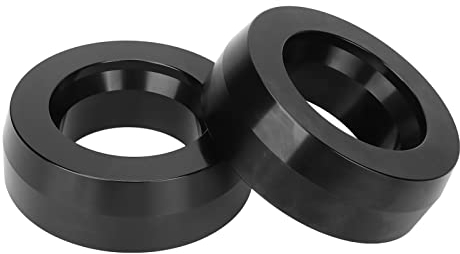Qiilu Front Leveling Lift Kit, 2pcs Leveling Lift Kit Distanzstück für Vordere Federbeine 3 Zoll Kohlenstoffstahl Ersatz für 1500 2WD 1994-2018