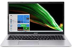 acer Ordinateur portable Aspire 3 15,6 avec Windows 11 en mode S - Intel Core i3-8 Go de RAM - Stockage SSD de 256 Go - Argent (A315-58-350L)