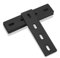 4 Soportes Planos, Conectores de Madera Resistentes, Placa Perforada de Metal, Soporte de Reparación Plano para Muebles, Armarios, Estanterías(155x38x4mm)