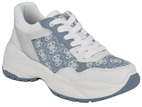 GUESS Damen Samra Sneaker, Blue/White 420, 41 EU