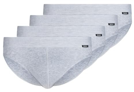 Skiny - Basic - Slip/Unterhose - 4er Pack (L Silver Melange)
