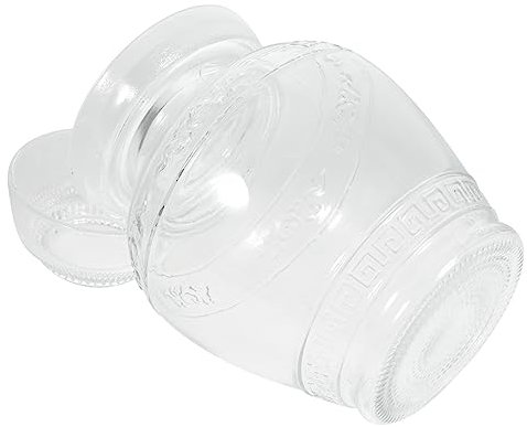 Amosfun Tarro De Vidrio De Alta Resistencia Para Encurtidos Tarro De Almacenamiento Para Cocina Tapas De Tarro De Albañil Recipiente De Almacenamiento Hermético Seguro