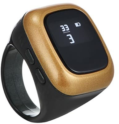 Ring für Gebetszähler, digitaler Gebetszähler, multifunktionaler Gegenring – Digitaler Wecker-Fingerzähler, tragbarer Ring für Erwachsene, Zähler