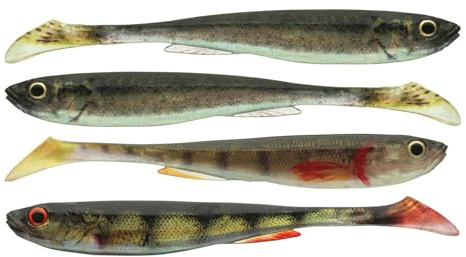 Daiwa Prorex Real Slim Shady Live Color Set 7.5cm 5pcs. Gummifisch