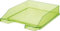Han Klassik Briefablage A4/C4 stapelbar, stark, transparent rauchtopas farbig - 6er Pack, 12 Ablagen | transparent-grün, 1