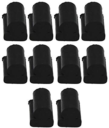BQLZR Großes Gummi-Pad für Euphonik/Tuba/Horn, Silikon-Pad, Drehventil, Gummi, geräuscharm, schwarz, 10 Stück