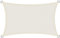 CHENG Voile d ombrage rectangulaire 2x4.5m, ombrage Voile, Protection Solaire et UV, avec Le Kit de Fixation, pour Voiture,Restaurant,Jardin - Blanc Laiteux
