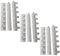 XLKJ 9pcs Crochets Adhésifs Porte Bijoux, Cintre Porte Bijoux Mural, pour Boucles d’Oreilles Colliers Bracelets