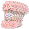Alize 5 x 100 g Puffy Wolle Chenille Schlaufenwolle Häkeln und Stricken ohne Hilfsmittel Kleidung Accesoire Decken Teppiche (340 | Hellrosa)