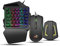 Yunseity Einhand-Tastatur und -Maus-Kombination, Kabelgebundene 35 Tasten PUBG Mobile Gaming Halbe Tastatur und Maus, RGB-LED-Tastatur mit Hintergrundbeleuchtung, für