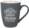Spruchreif | Soft-Touch Tasse Grau Ich bin stolzer Ehemann… – Beidseitig gravierte Tasse mit Spruch | Lustiges Geschenk für Ehemann zum Hochzeitstag, Valentinstag oder Geburtstag
