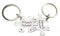 Personalised Puzzle Keyring Gift for best Friends, Friends matching keyring set, friends forever present