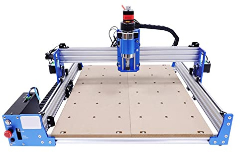 PIAOCAIYIN Macchina per incidere CNC, Aggiornato 4040 CNC Router Incisore Macchina Incisione, Macchina CNC a 3 assi per la lavorazione del legno, Motore passo-passo a due fasi 110V 42, Router CNC fai