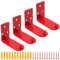 Tiardey 4PCS Ganci Supporto per Montaggio estintore Supporto Universale per estintore per uffici scolastici
