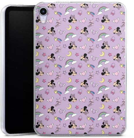Coque en Silicone Compatible avec Apple Apple iPad Mini 6. (2021) Coque Coque pour Tablette Disney Motifs Minnie Mouse