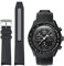 REBANDACE Bracelet pour montre Omega x Swatch MoonSwatch, 20 mm, creux en silicone souple pour homme et femme