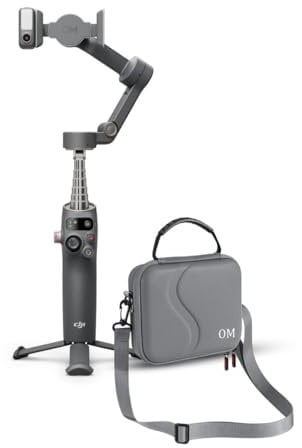 DJI Osmo Mobile 7P Gimbal with Multifunctional Module and 7th Gen Stabilization and Travel Case Bundle