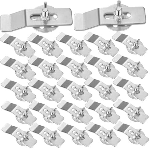 Gadpiparty Lot De 36 Clips D'Évier Sous Plan Fixations Robustes Pour Évier Fixations Pour Salle De Bain Cuisine Meuble-Lavabo Réparation De Comptoirs