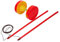 SUPVOX 1 Ensemble Diabolo à Double Roulement avec Bâtons et Corde Interactif pour Garçon Fille et Adultes pour Tours